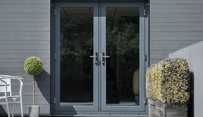 Flush uPVC French doors Sawbridgeworth, Hertfrodshire